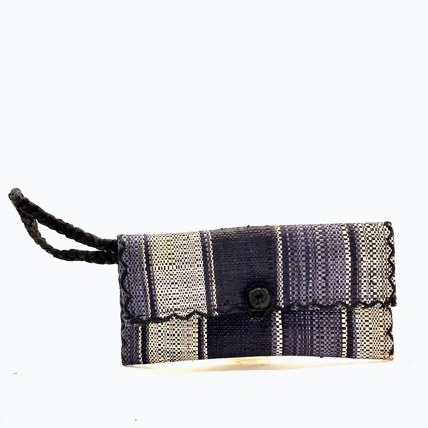 Chichi Straw Clutch Wristlet Bag