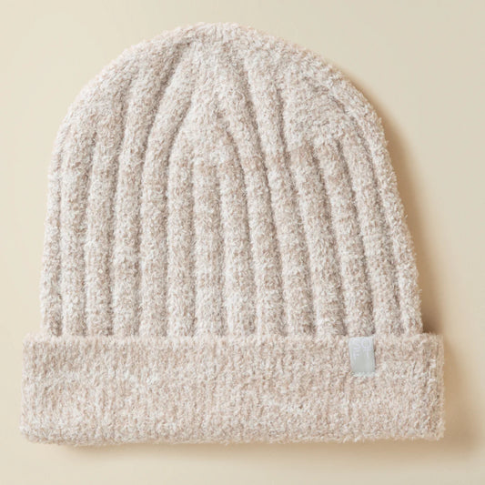 Chunky Rib Marshmallow Beanie