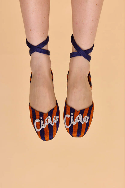 Ciao Tie Up Ballet Pump, view 2