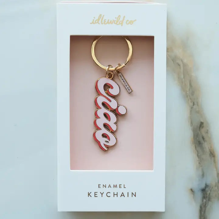Idlewild Enamel Keychain