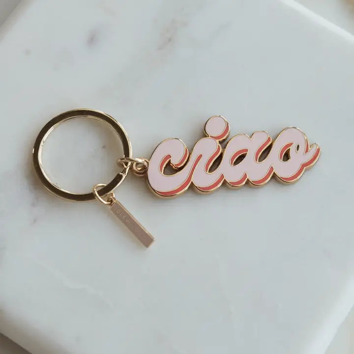 Idlewild Enamel Keychain