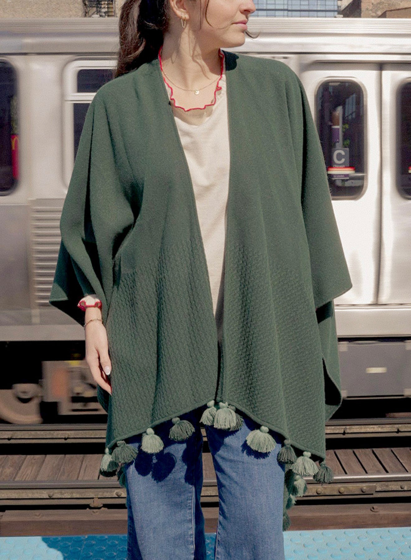Classic Tassel Travel Wrap