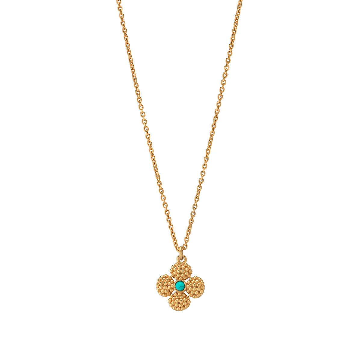 Clover Double Sided Charm Necklace