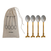 Coffee Spoons w/ Bow Set/4