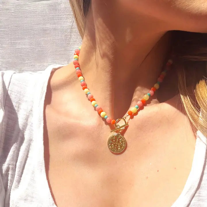 Colorful Toggle Necklace, view 2