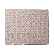 Cotton Printed Throw w/ Sherpa Back