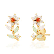 Crawling Flower Studs