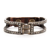 Crystal Two Bar Bracelet