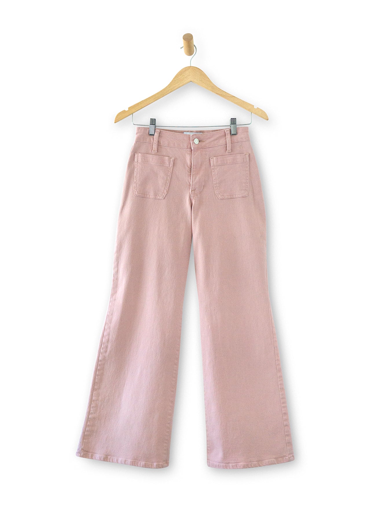Sailor Wide Leg Jeans Whisper Pink