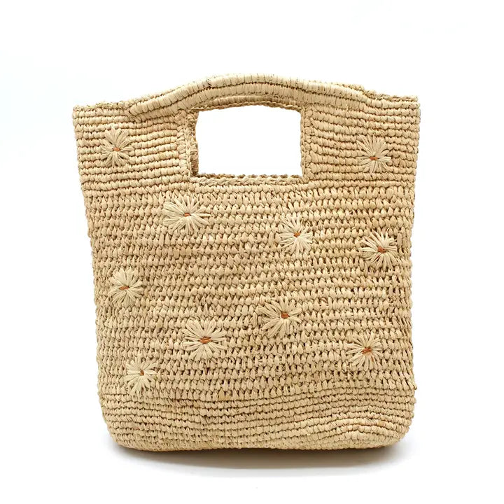 Mini Concon Crochet Straw Basket