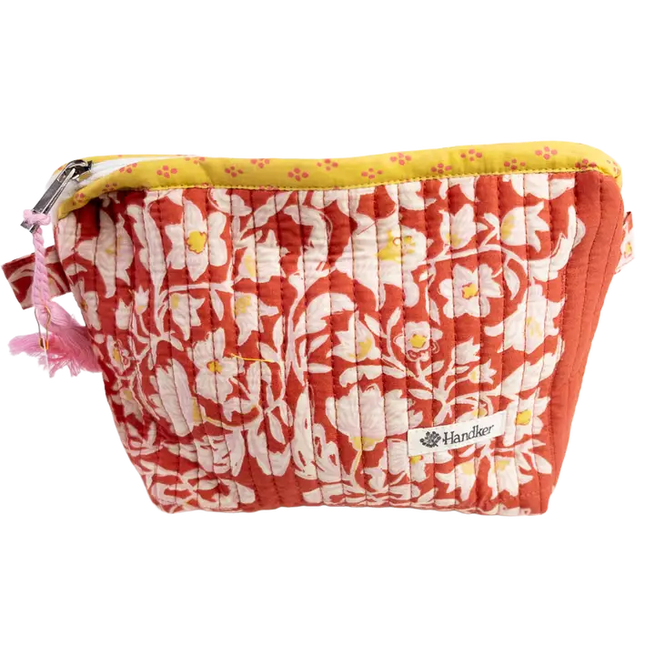 Quilted Zipper Pouch