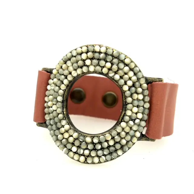 Donut Leather Bracelet