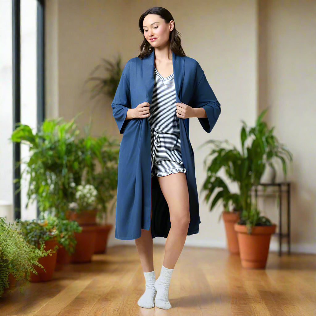 Dream Shawl Collar Robe, view 7
