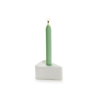 Slice of Cake with Candle, view 4
