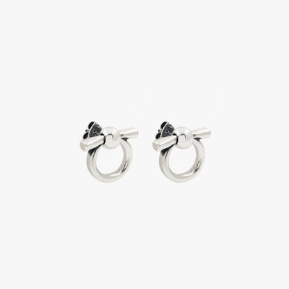 Mini Omega Earrings, view 2