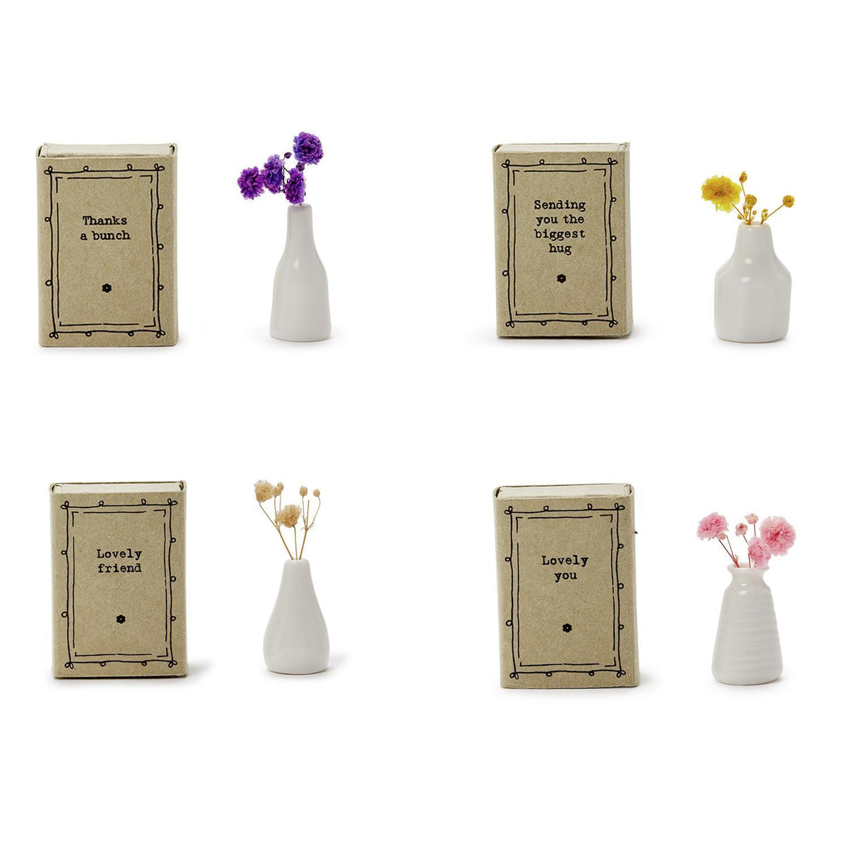 Matchbox Vase with Flowers, view 6