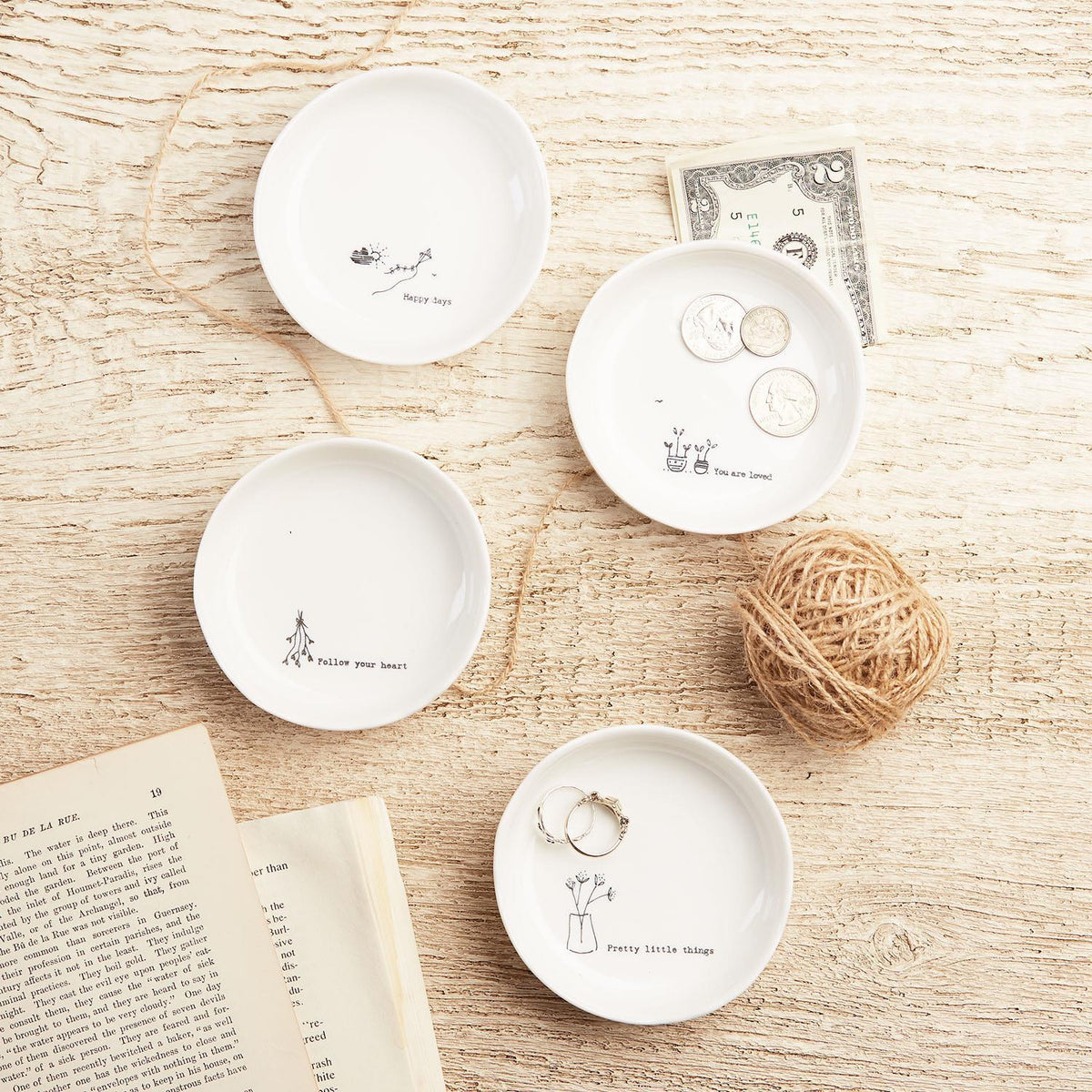 Sweet Sayings Change Bowl