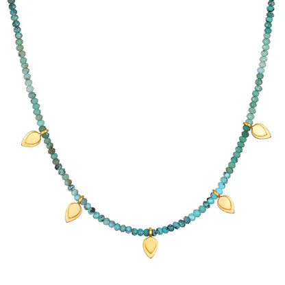 Emerging Hope Turquoise Petal Choker