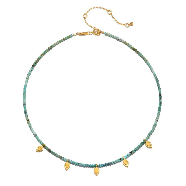 Emerging Hope Turquoise Petal Choker, view 2