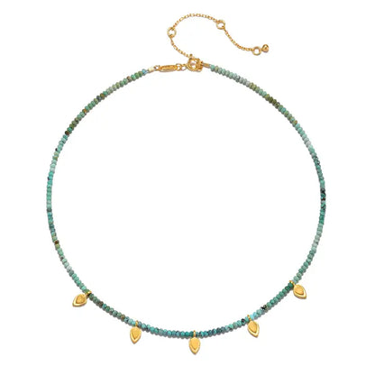 Emerging Hope Turquoise Petal Choker, view 2