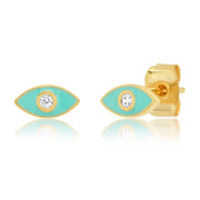 Enamel Eye Studs