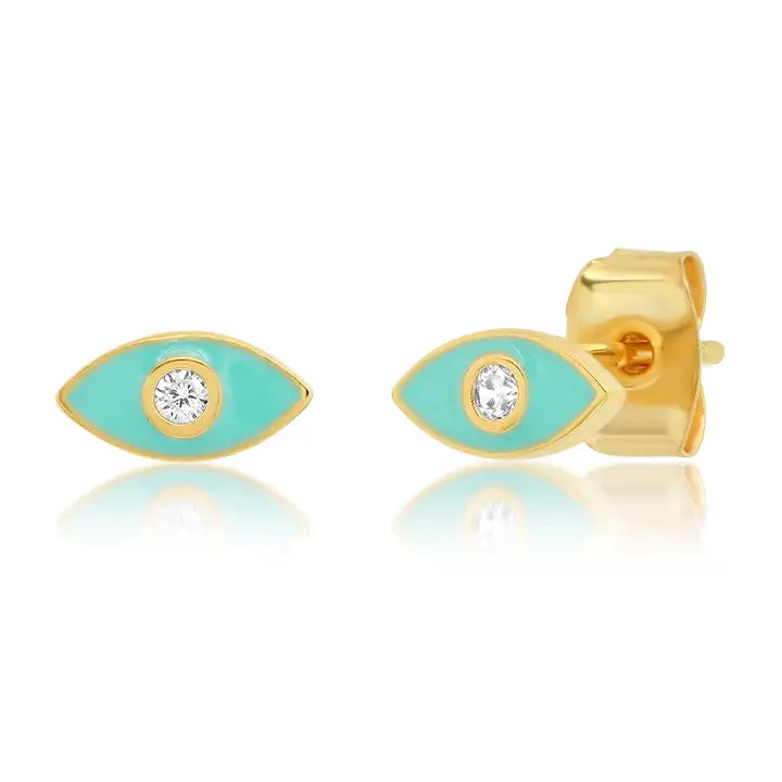 Enamel Eye Studs