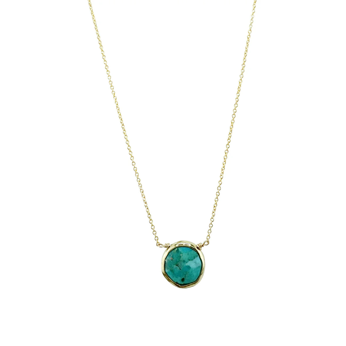 Faceted Drop Necklace, view 3