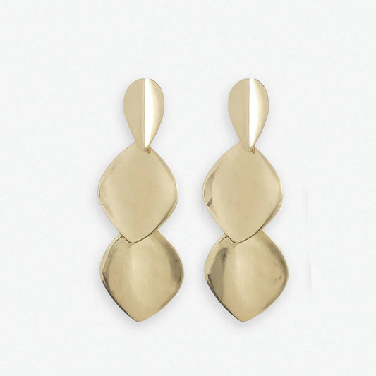 Flora Triple Leaf Earrings