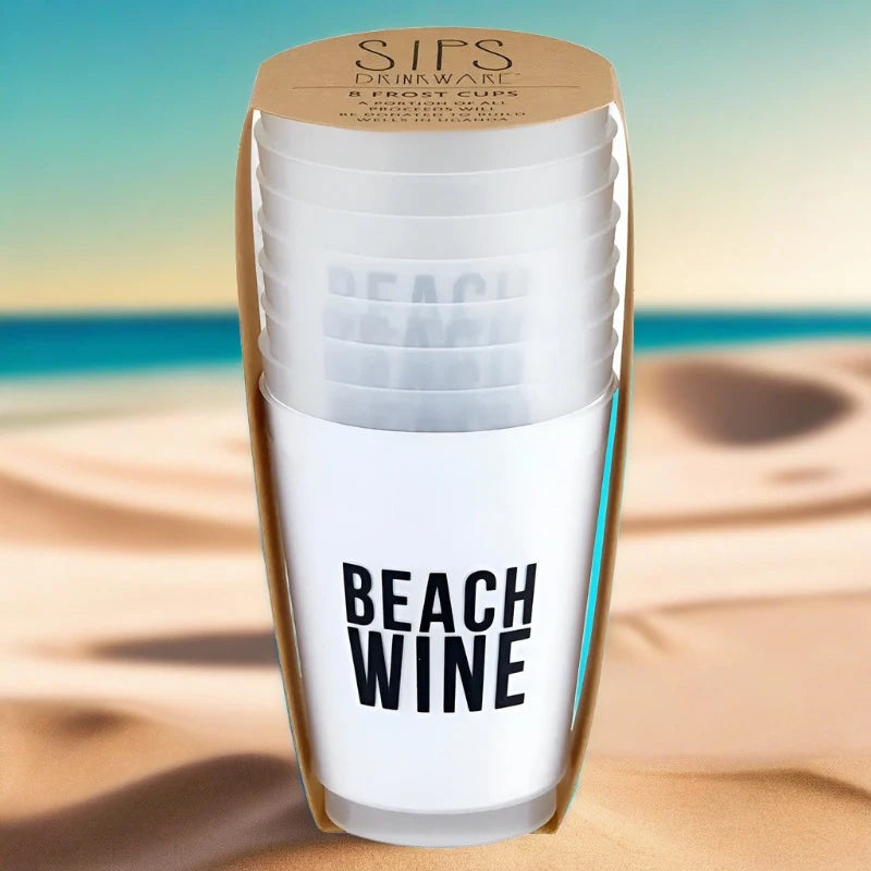 Beach Wine Cups S/8