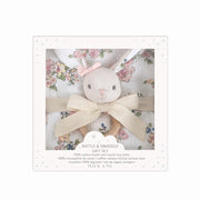 French Floral Swaddle & Bunny