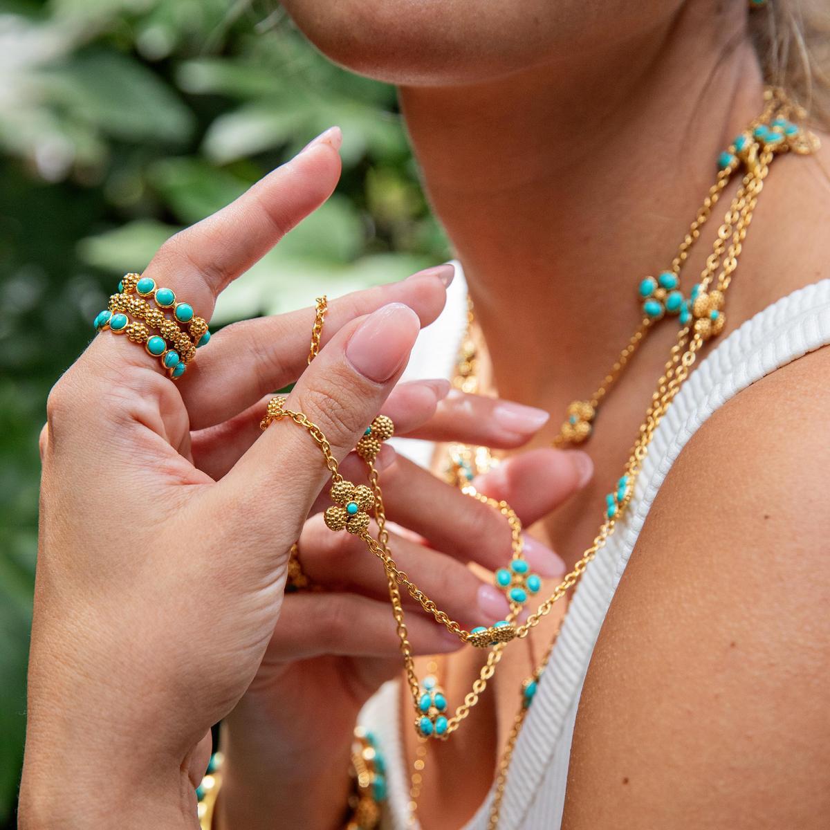 Berry Gem Ring - Turquoise