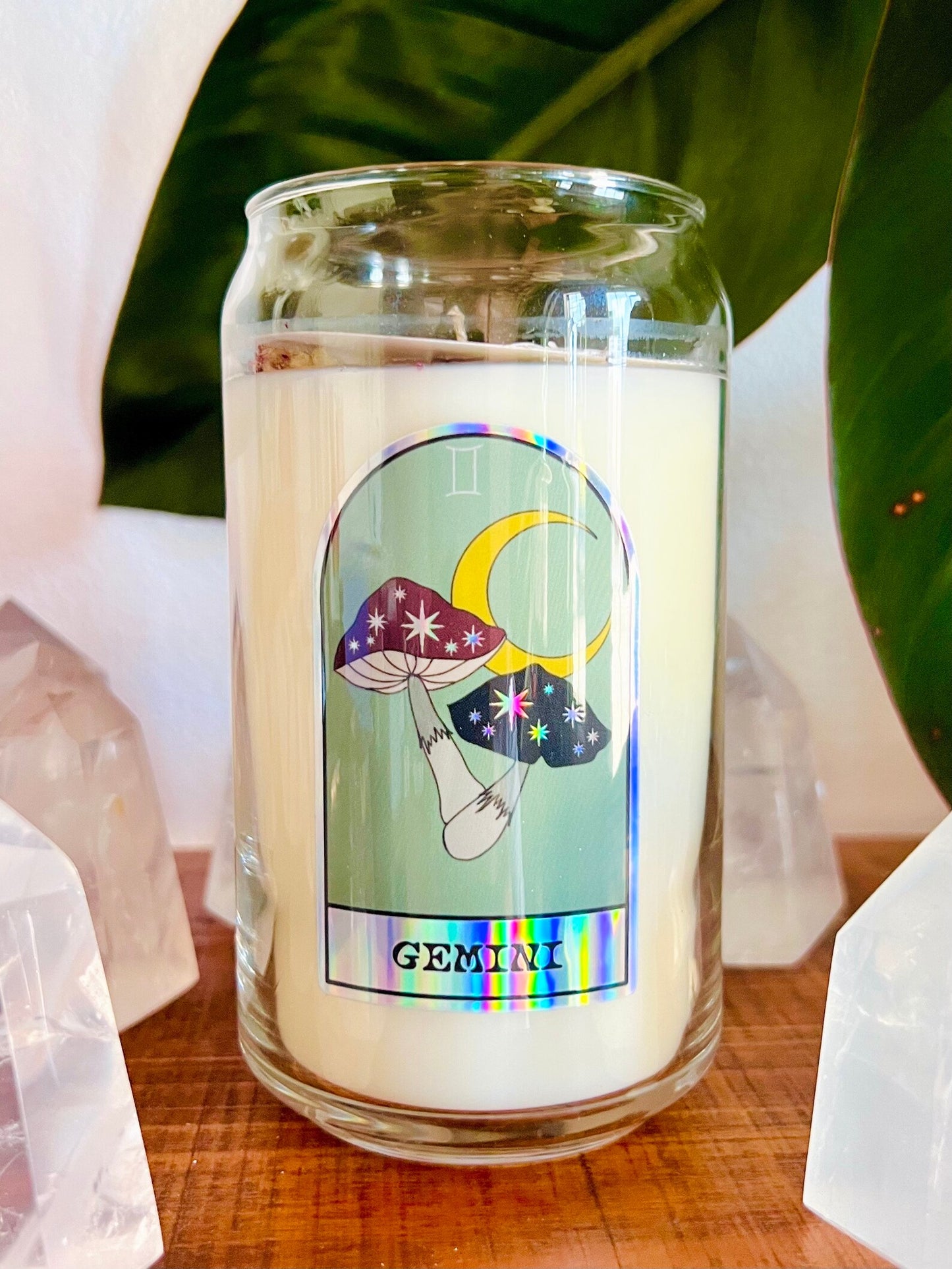 Zodiac Crystal Candle