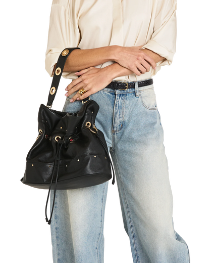 Gianna Lrg Black/BG, view 2