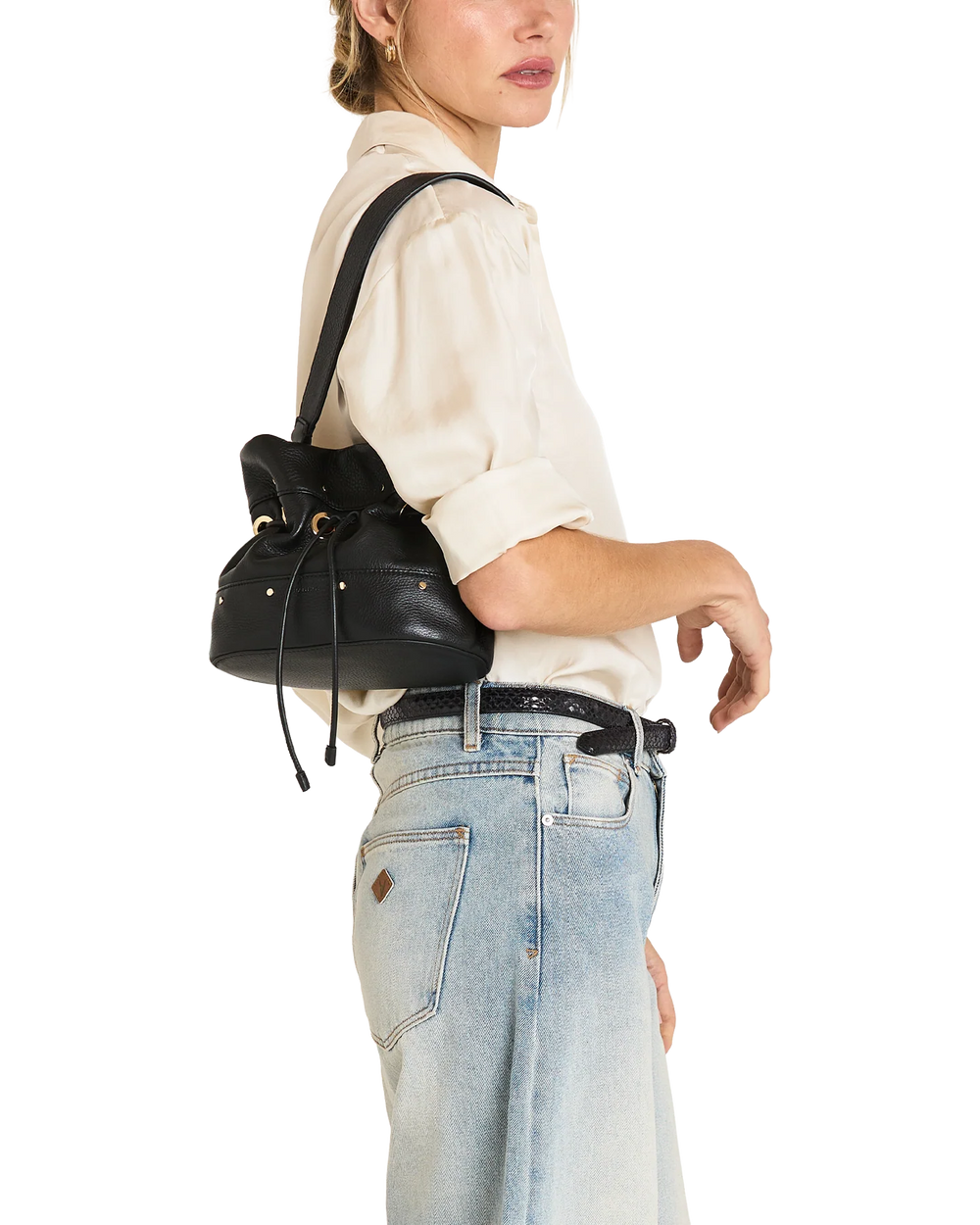 Hammitt Gianna Small Black Handbag