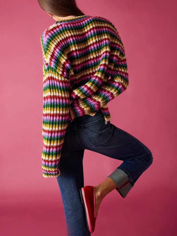 Golden Days Stripe Sweater