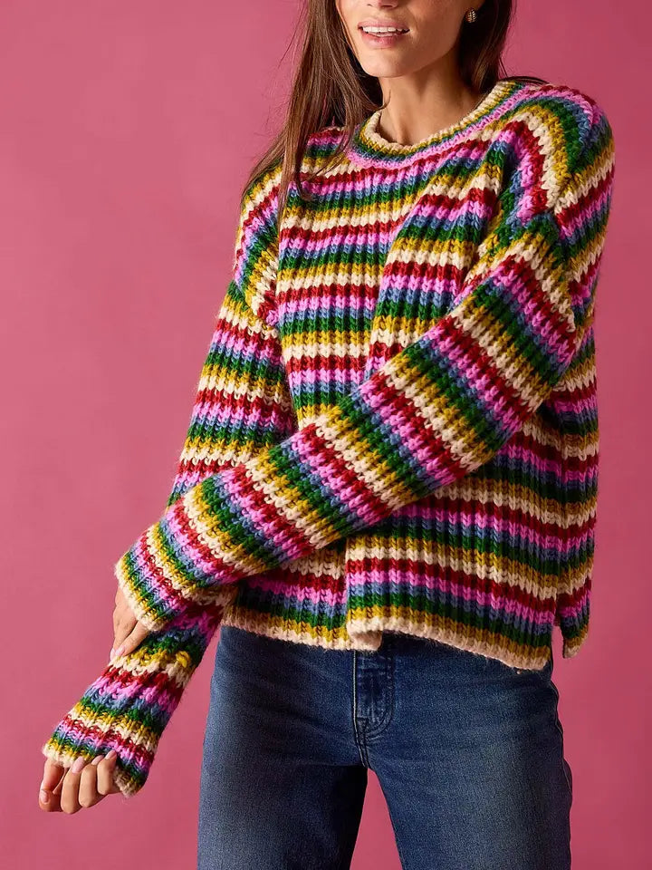 Golden Days Stripe Sweater