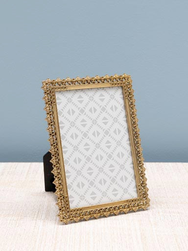 Golden Flower Frame