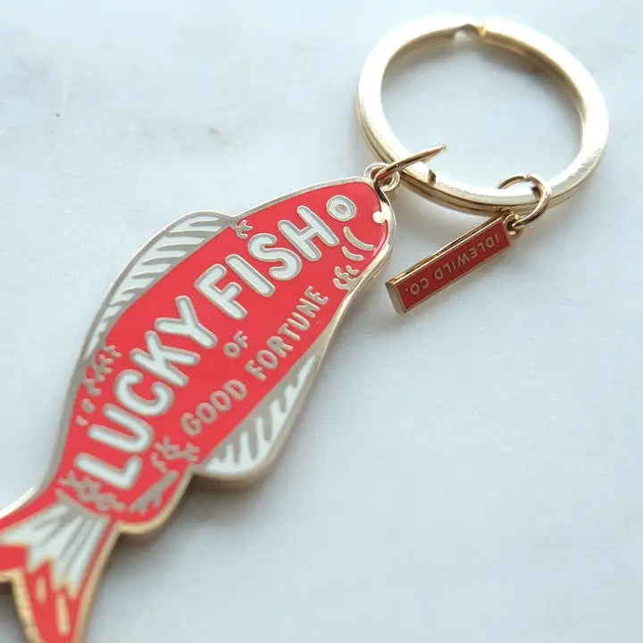 Idlewild Enamel Keychain