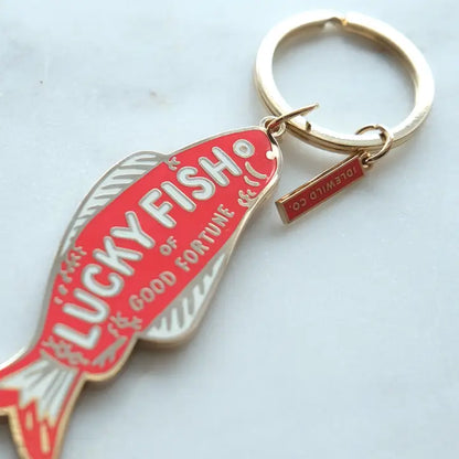 Idlewild Enamel Keychain