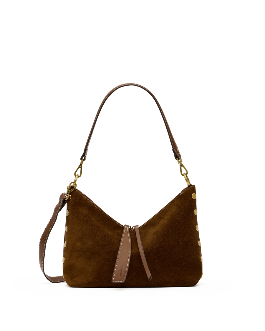 Grace Med Cinnamon Suede/Antique Gold