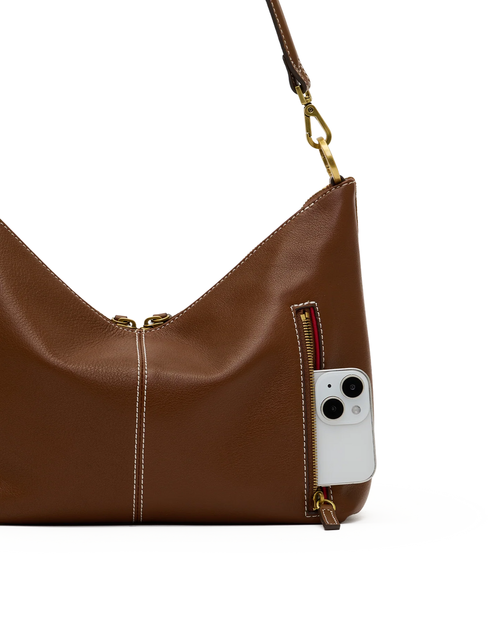 Grace Med Cinnamon Suede/Antique Gold