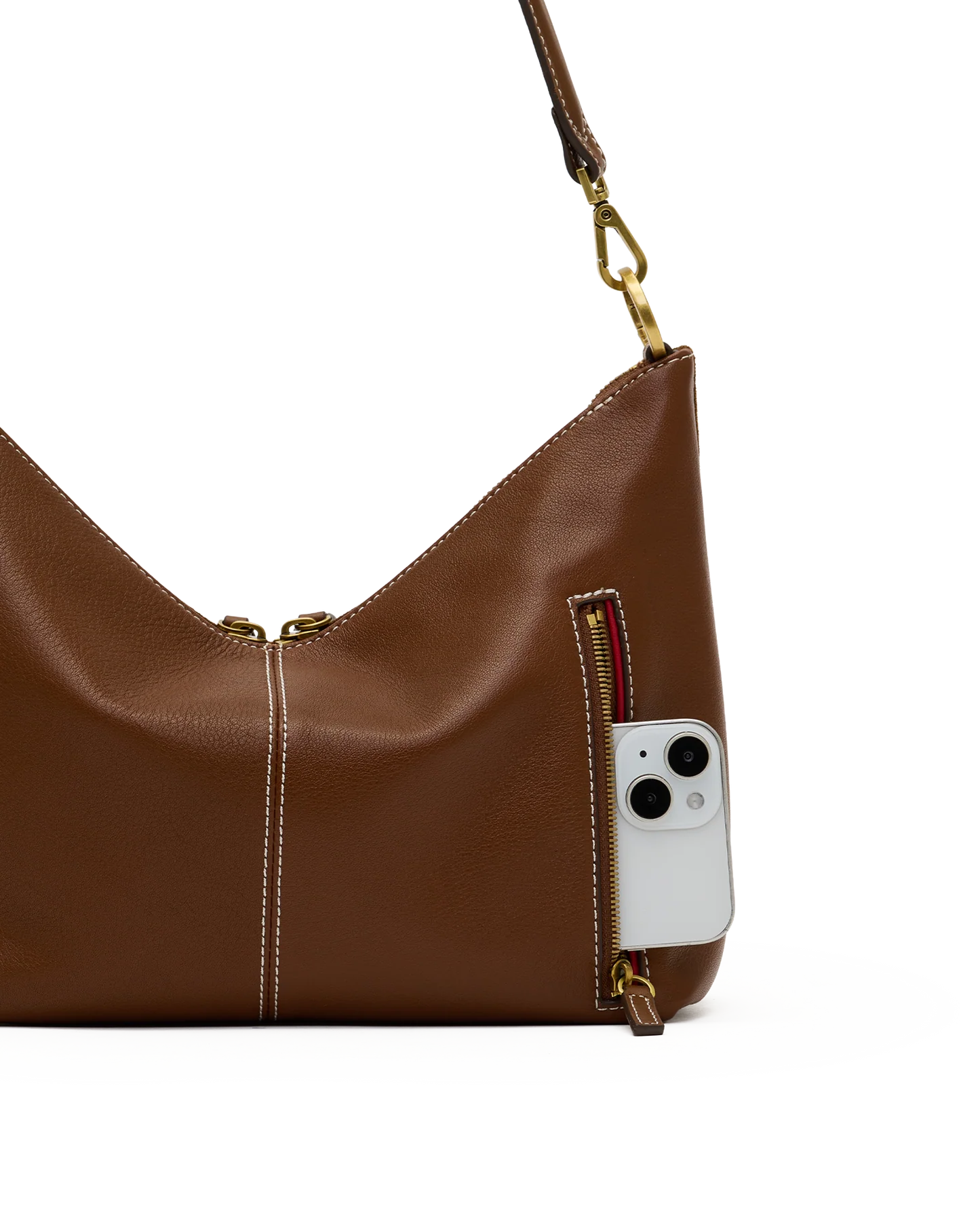 Grace Med Cinnamon Suede/Antique Gold