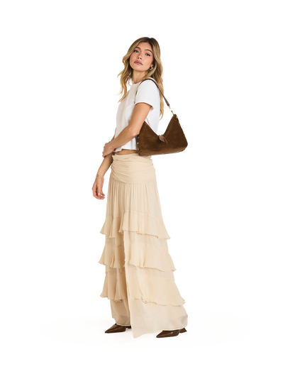 Grace Med Cinnamon Suede/Antique Gold, view 5