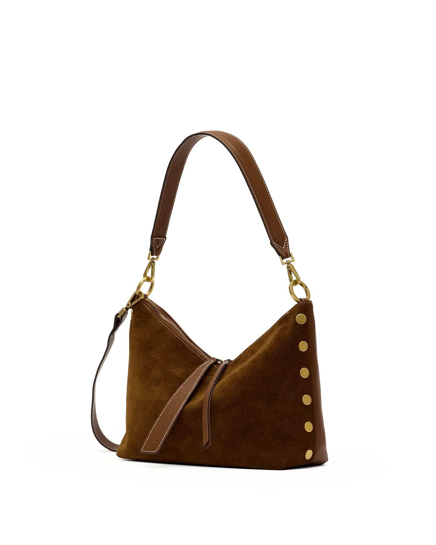 Grace Med Cinnamon Suede/Antique Gold
