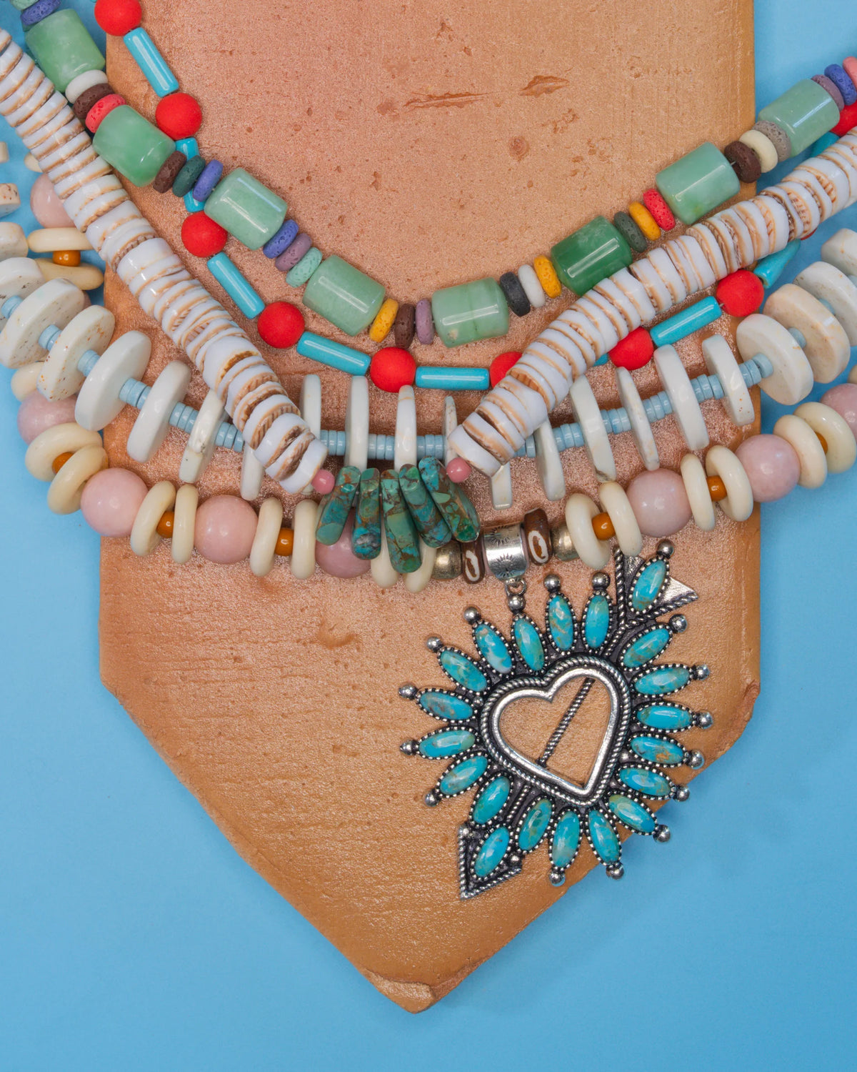 Graduated Turquoise Drop