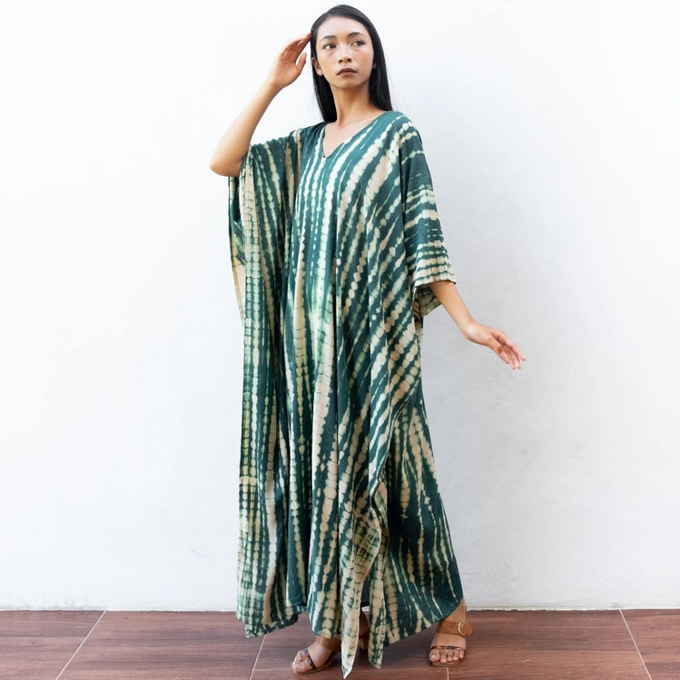 Tie Dye Kaftan Dress