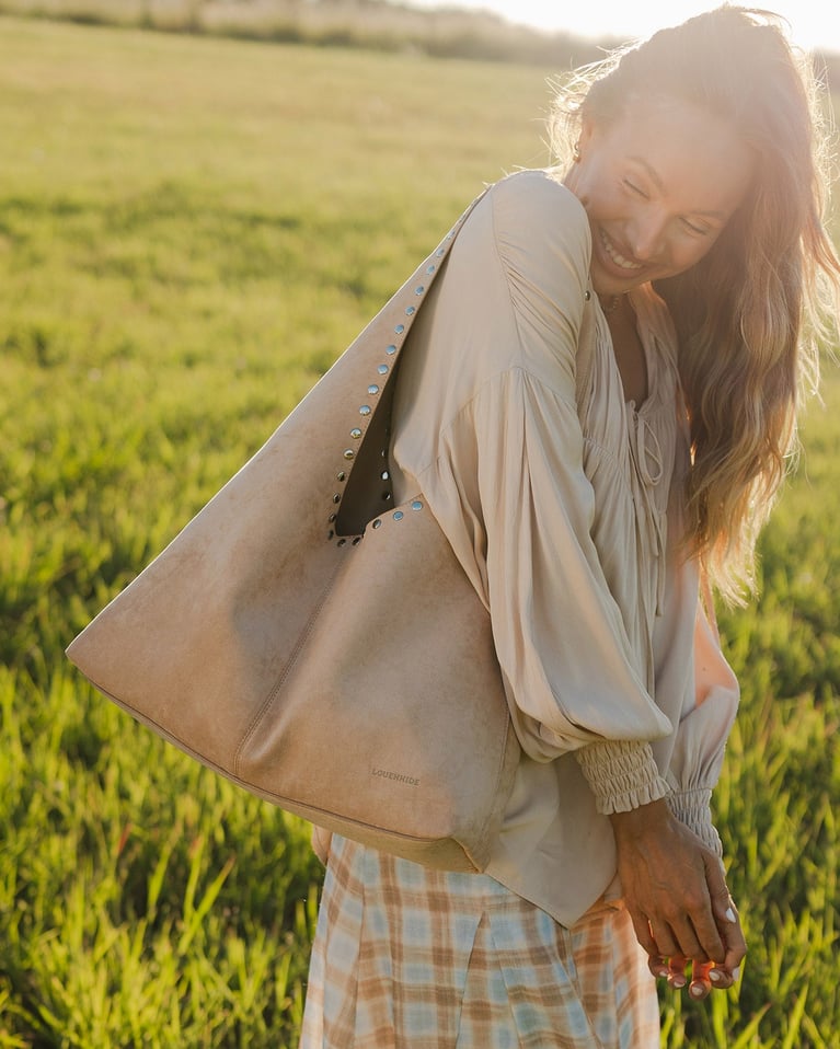 Hailey Suede Shoulder Bag