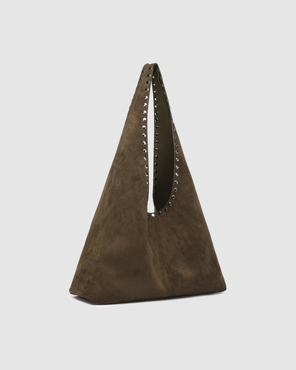 Hailey Suede Shoulder Bag, view 6