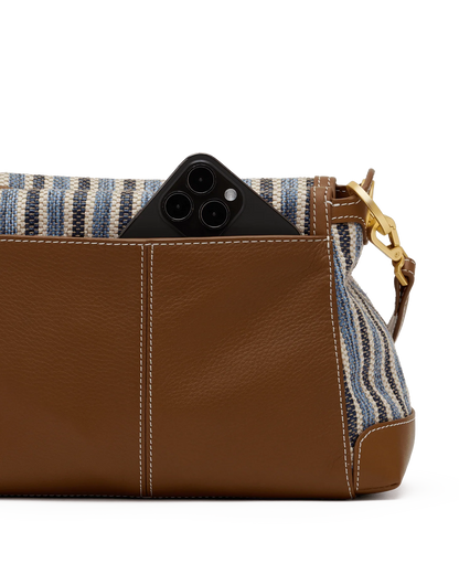 Bryant Med Cabana Blue/Brushed Gold, view 6
