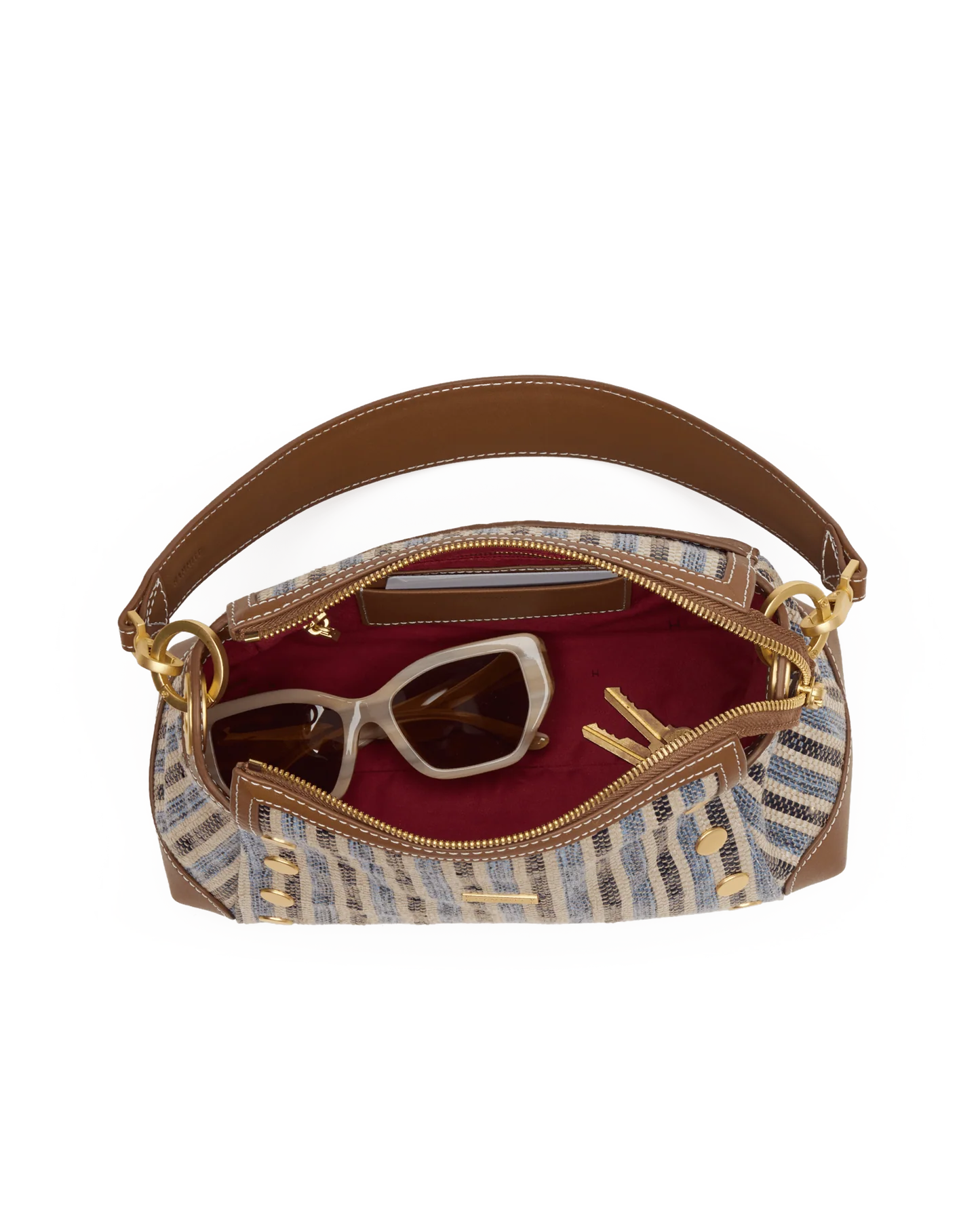 Bryant Med Cabana Blue/Brushed Gold